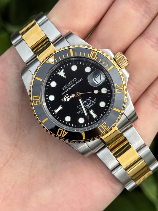 "Black &amp; Gold" Two Tone Submariner Mod