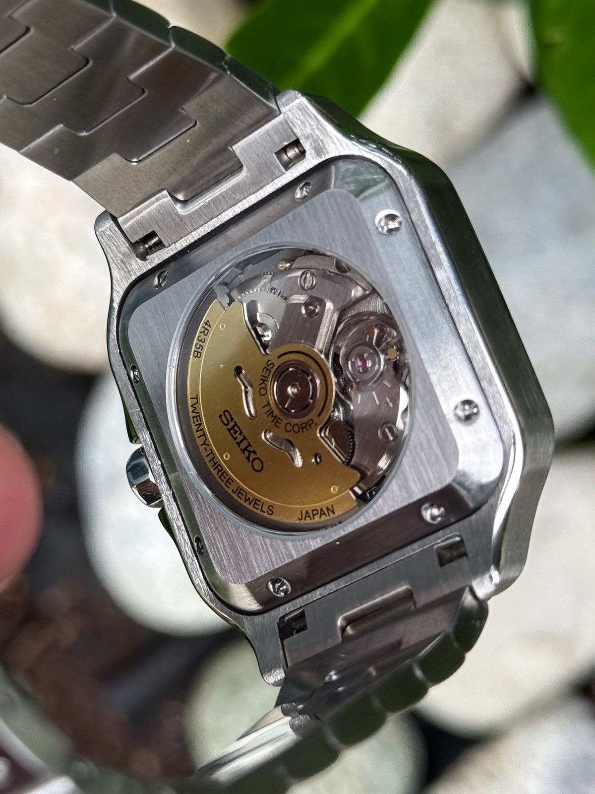"Green Dial" Santos Mod
