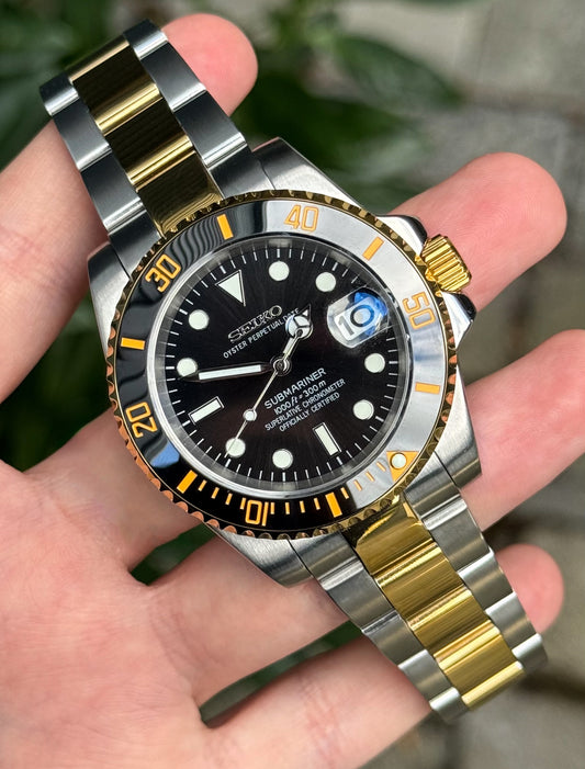 "Black &amp; Gold" Two Tone Submariner Mod