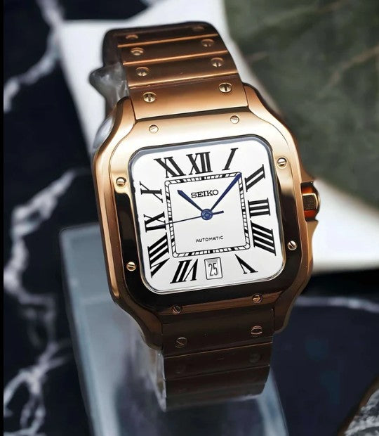 Rosegold ’White Dial’ Santos Mod