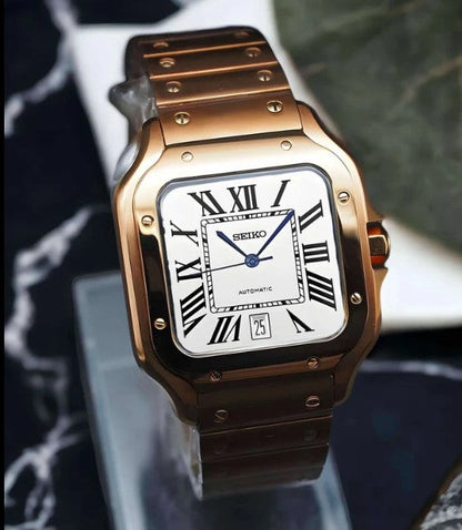 Rosegold ’White Dial’ Santos Mod