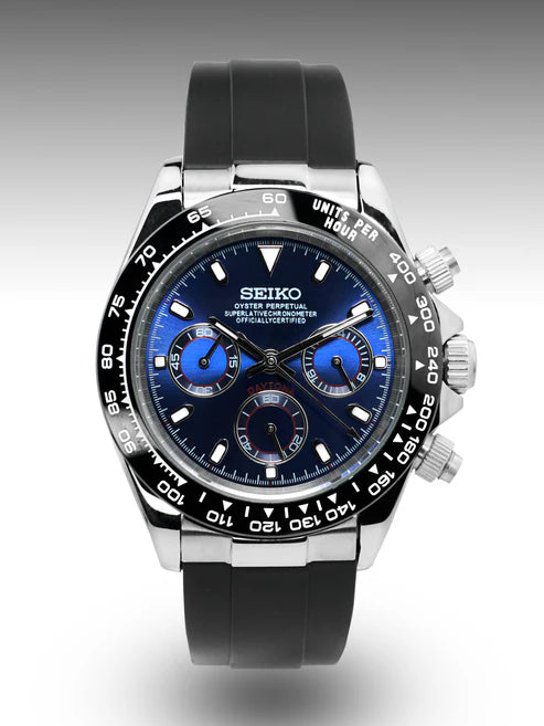 "Blue Dial" Daytona Rubber Mod
