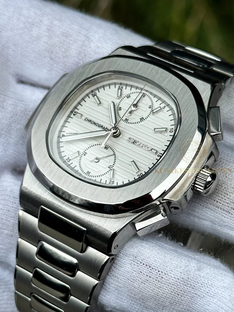 Nautilus ’White Dial’ Chronograph Mod