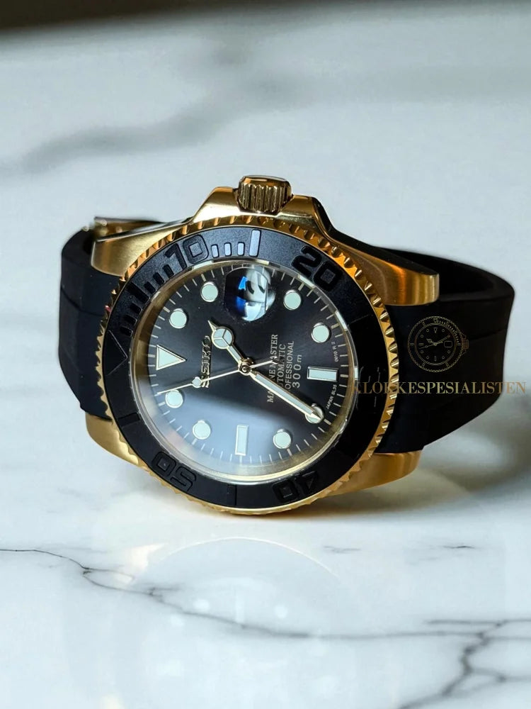(På lager) ’Gold’ Yacht-Master Rubber Mod