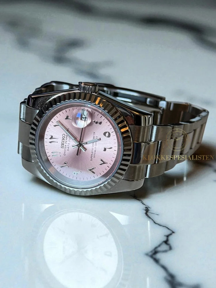 (På lager) Ladies ’Pink Arabic’ Datejust 40mm Mod