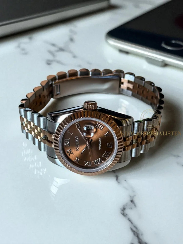 (På lager) ’Rosegold Roman’ Datejust Ladies 31mm Mod