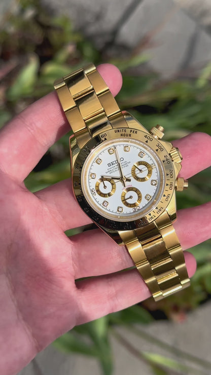 Gold "Diamond Dial" Daytona Mod