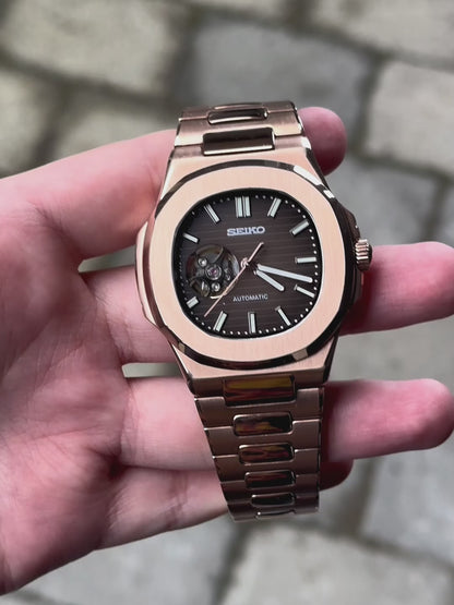 Rosegold "Open Heart" Nautilus Mod