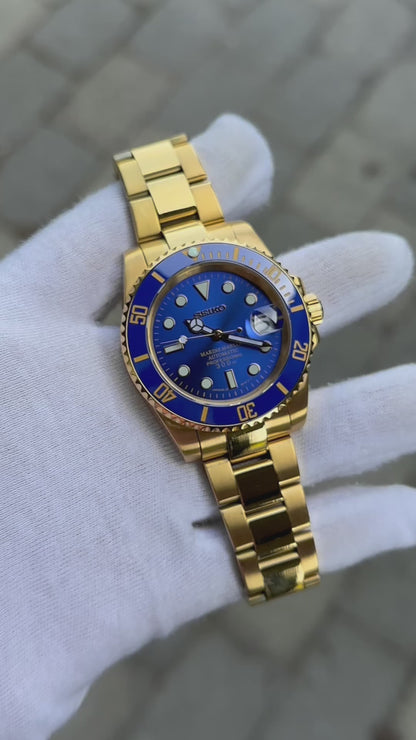 Gold "Blue Dial" Submariner Mod