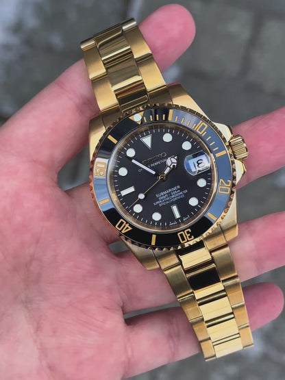 Gold "Black Dial" Submariner Mod