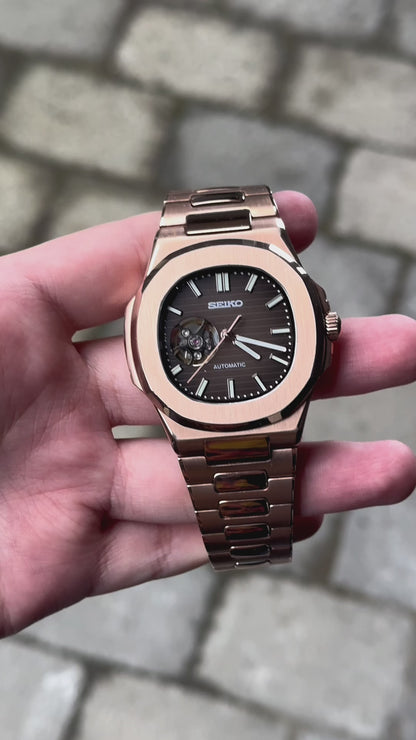 Rosegold "Open Heart" Nautilus Mod