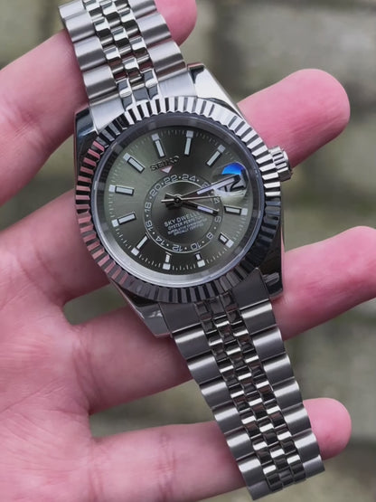 "Olive Dial" Sky Dweller Mod