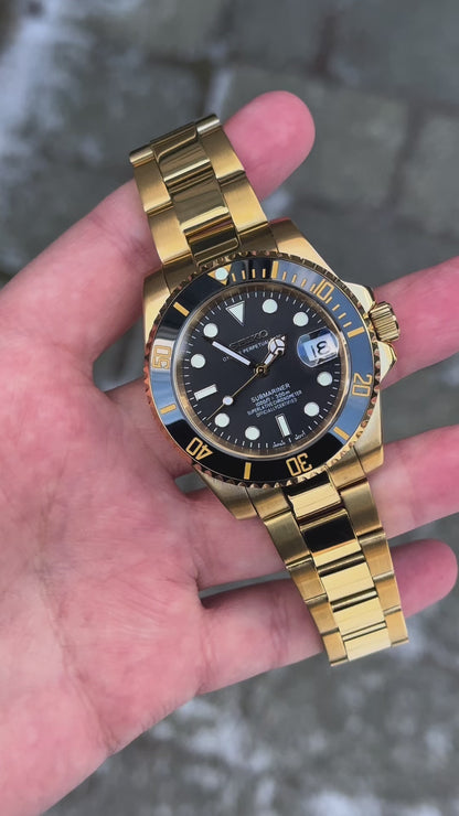 Gold "Black Dial" Submariner Mod