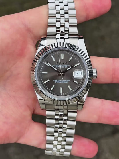 "Rhodium" Datejust Mod