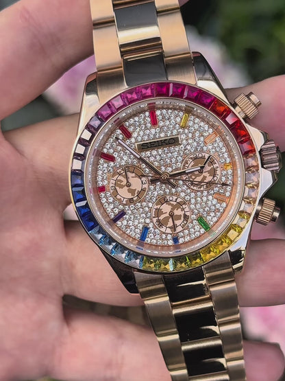 Rosegold "Diamond Rainbow" Daytona Mod