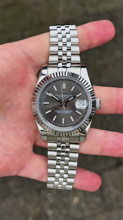 "Rhodium" Datejust Mod