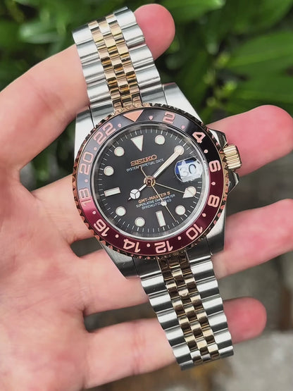(På lager) Two Tone "Root Beer" GMT-Master Mod