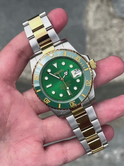 "Green &amp; Gold" Submariner Mod