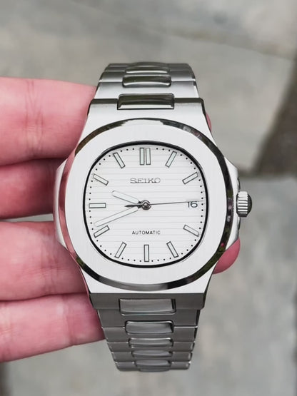 "White Dial" Nautilus Mod