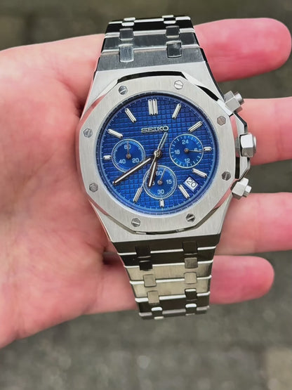 "Blue Dial" Royal Oak Chronograph Mod