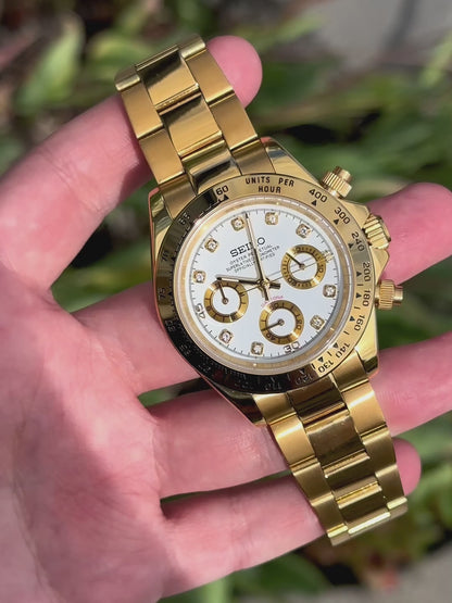 Gold "Diamond Dial" Daytona Mod
