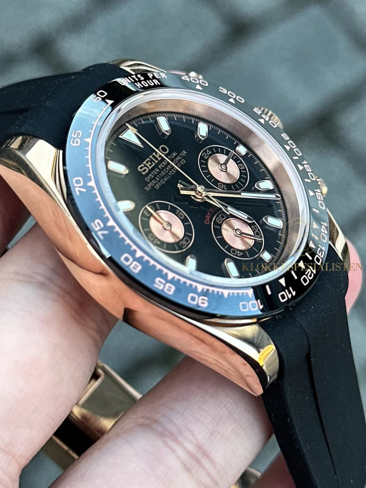 Rosegold ’Black Dial’ Daytona Mod
