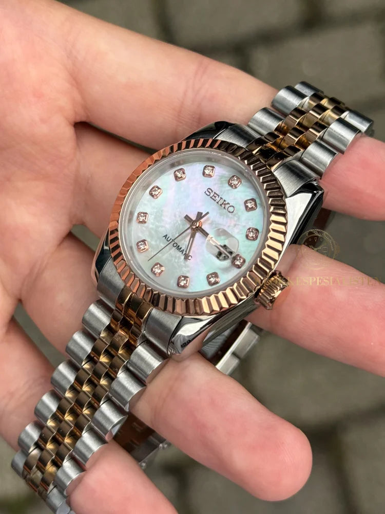 Rosegold ’Mother of Pearl Diamond’ Datejust Ladies 31mm Mod