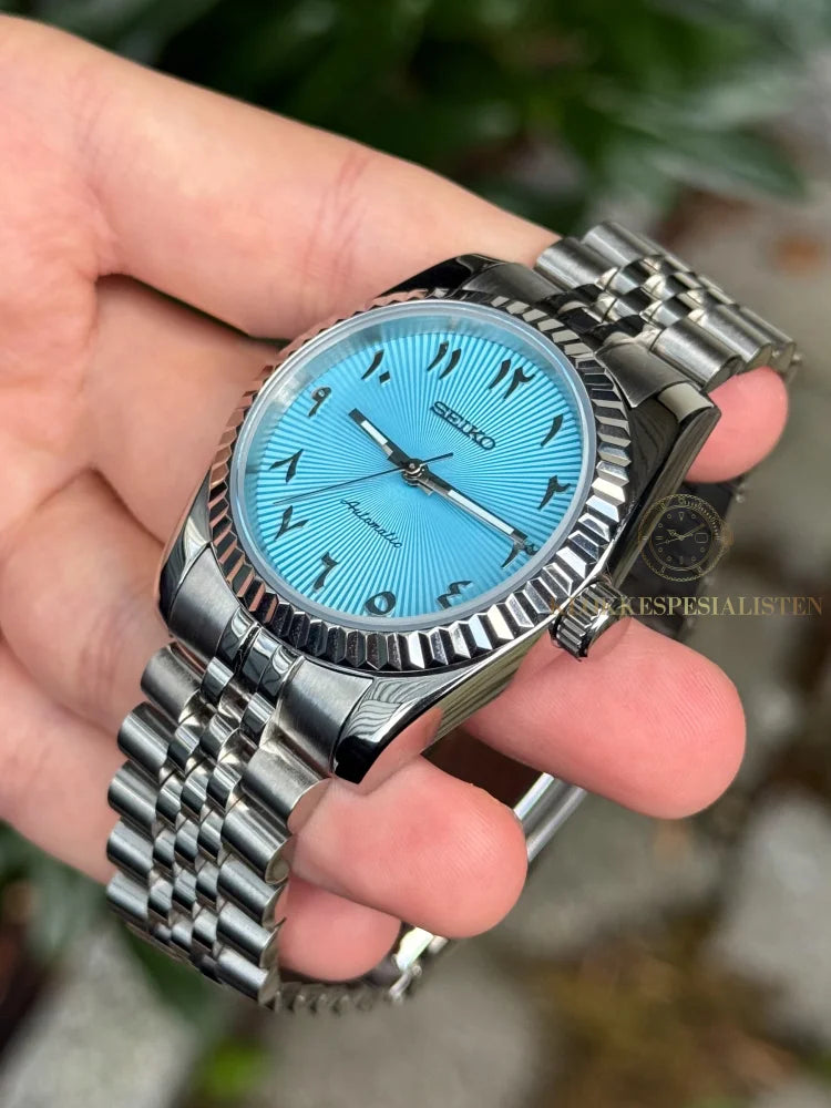 ’Sky Blue’ Arabic Datejust Mod
