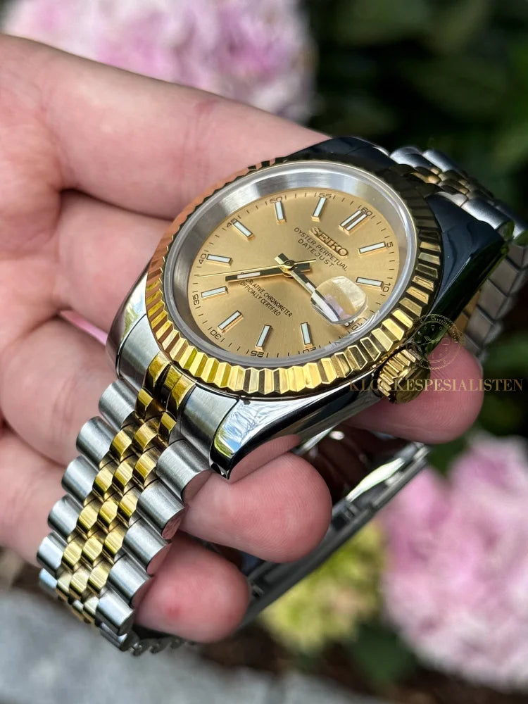 Two Tone ’Champagne Dial’ Datejust Mod
