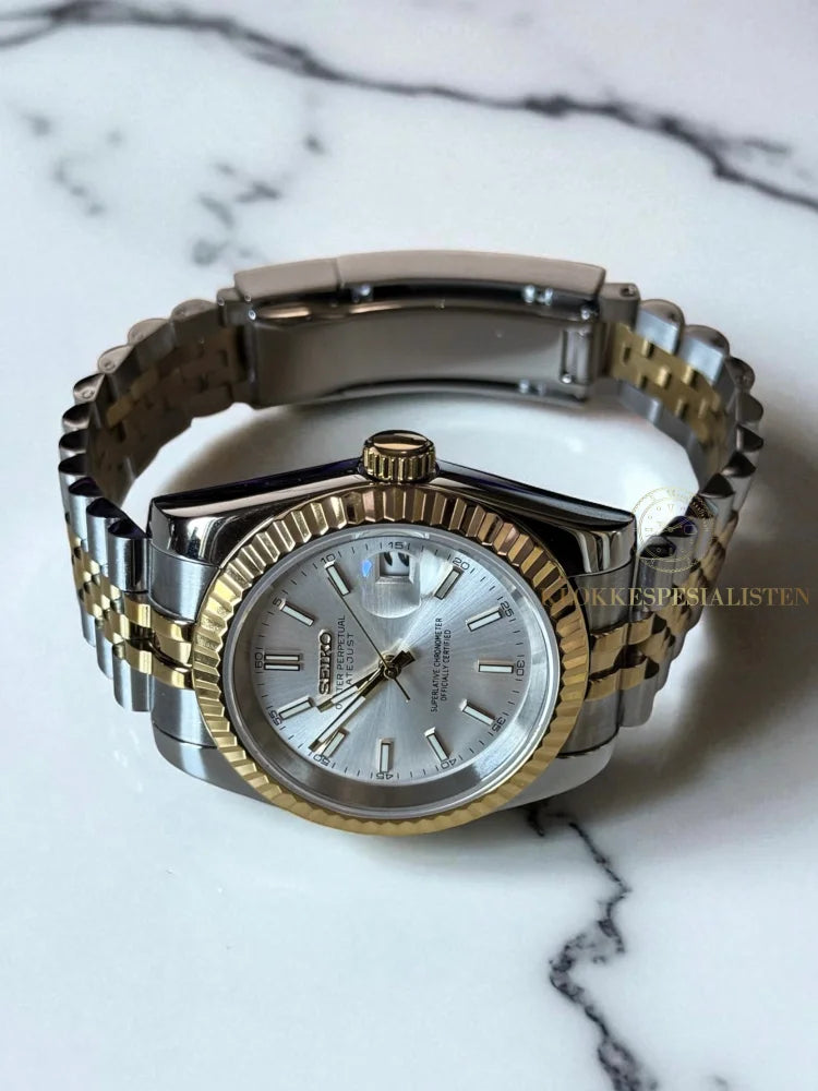 Two Tone ’Silver Dial’ Datejust Mod