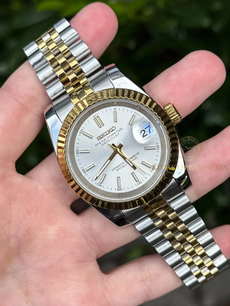 Two Tone ’Silver Dial’ Datejust Mod